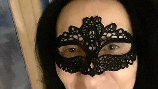 Standing on the Bare Chair in Front of the Window