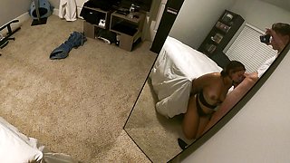 Handcuffed Slut Gets Throatfucked BWC