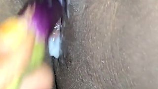 Stepsister Fucked With Stepbrother Helping Huge 6 Inch Brinjal Wet Pussy Cum Out