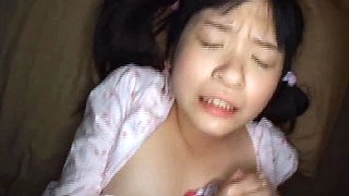 Asian cutie toys smut insertion until hardcore bump