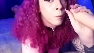 Creampie Sucking and Fucking the Camera Man