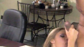Monica sweetheart gets fucked by her colleagues big cock on the office table