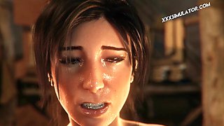 Lara Croft: EXTREME HARDCORE Gameplay ▷ FHD Massive FUTA Cock Creampie