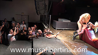 Strapon Fucking Lesbian Public Show