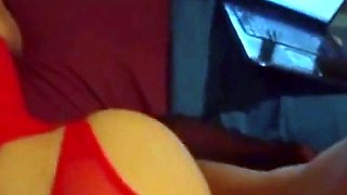 Miss Lingerie Offers Her Butt to a Lucky POV Viewer