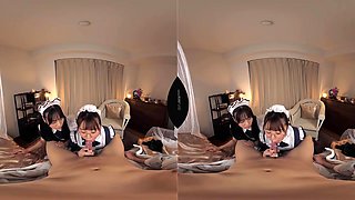 Yuka Hirose And Sora Minamino - Retiring Maid Teaches New Hire The Naughty Ropes Part 1