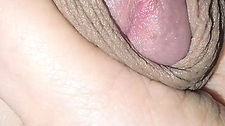 Step mom get horny by handjob step son big dick in erection