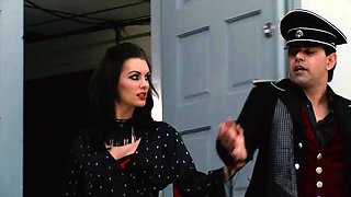 Sexy Blonde  Brunette In Hot Kinky Threesome Take Cock Deep
