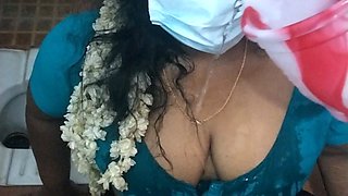 Foreplay with House Owner at Bathroom