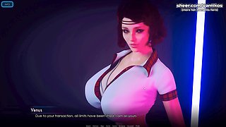 Naughty redhead sex doll gets punished with deepthroat for being a bad girl in the city of broken dreamers