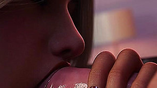 Busty Blonde Loves the Taste of My Big White Cock - Being a Dik Highlight