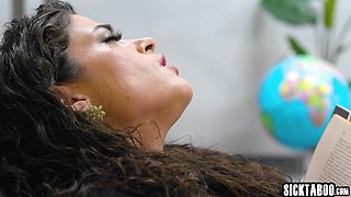 Hispanic gets shagged after masturbation