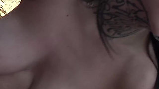 German Bitch Hunter Pounds Horny Slut on Wild Beach Fuck