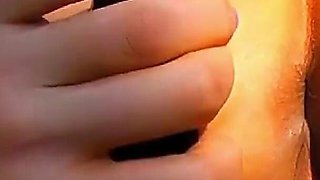 Homemade Big Boobs Latina Sandra Flashing