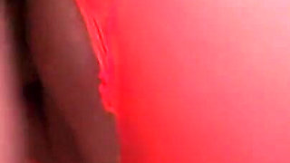 Teen with Orange Stockings Gets Her Pussy Eaten and Pounded by a Man with Big Cock