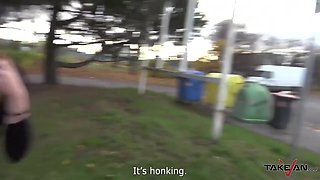 Hardest Fuck Ever Made In Van When Driving With Dirty Speaking Teen 18+ 7 Min - Misha Cross