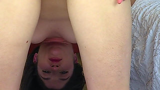 Arielle Lane - Laser Red Thong Try on