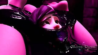 Mei's Final Corruption Part 3 - Hogtied Hentai 3D Sex with Rope and Goo by TheRopeDude