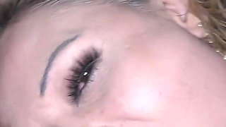 Three Lusty Stunners Enjoy a Gangbang