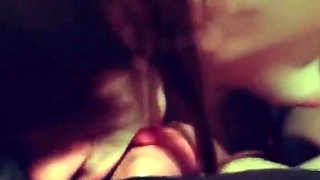 French Amateur Brunette's Homemade Blowjob
