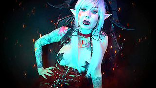 Hell's Toilet Training with Demoness Baal - Chastity, Caviar Edition
