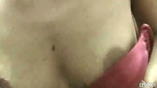 Vintage Brunette Group Escapade Unfolds on Outdoor Meadow