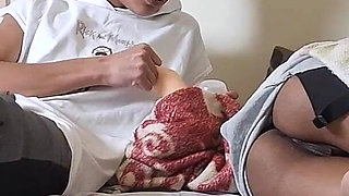 I Caught My Half Sister on the Bed Without Panties I Didn't Want to Rest I Ended up Fucking Her Hot