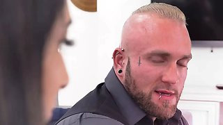 Daughterswap - 2 kinky studs caught their daughters Jill Kassidy and Arya Fae getting wild pt.2