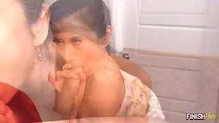 Flexible Asian MILF Coco Gets Massive Facial