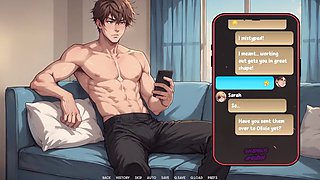 Visual novel, club, 3d animation