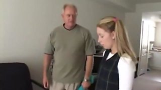 Daddy Punishes Not His Stepdaughter