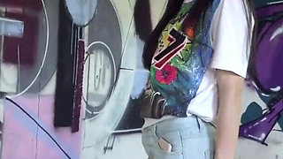 German Scout - Skinny MILF Allatra Pickup and Rough Fuck at Lost Place Berlin