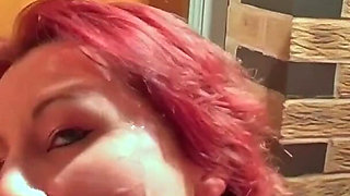 Constant and Messy Oral and Facial Cum for These Two Amateurs