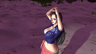 Nico Robin Tasted Big Black Cock