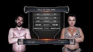 Nadia White Vs Peter King - Peter Has Been Training Hard for His Pussy Prize