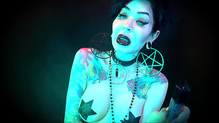 Hallows Eve Gothic Lips - Halloween, Black Lips, Goth, POV, Kisses, Makeup, Lip Gloss