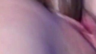 Hot babe sucks huge black cock and rides it on