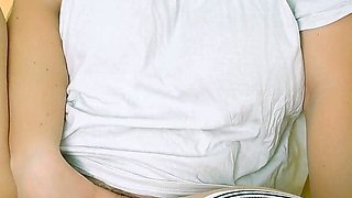Hot Mommy Spreads Her Thick Thighs and Fingering Hairy Pussy. Anal Plug.
