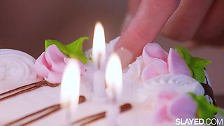 Twins of Temptation: A Blonde and Brunette's Intimate Duet'