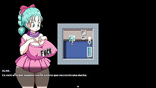 Bulma's Quest for the Ballz - Roshi's Lesbian Desire - Bulma Fucking with Lunch