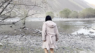 Compilation of public pissing in nature! Showing pads! POV