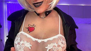 JOI! Chucky's Bride Wants You to Jerk off a Lot and Fill Her Ass with Cum!! Come, Tiffany Is Waiting for You Looking Delicious!!