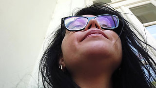 After Masturbate I Need Smoking on Balcony Plus Small Close-up View on My Hard Nipples and Pussy