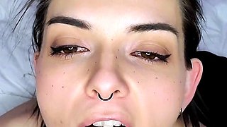 Cute amateur webcam teen girl toying pussy on webcam