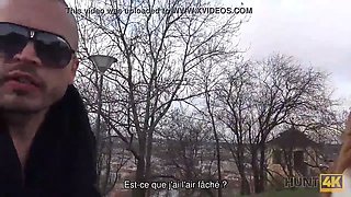 Hunt4k. a la pelirroja le gusta dar sexo por dinero frente a su novio