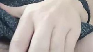 Car masturbation: Amateur, Blonde  Fansly Porn