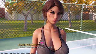 Hentai tennis action with a sex toy in a wild animated adventure