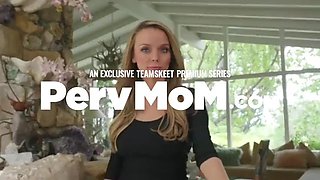 Family Strokes - Mischievous Teen Babe Bribes Her New Step Brother By Gagging On His Huge Dong