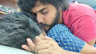 Nighty Hot Fuck by Husband and Wife in Bedroom Part - 3, Hot Indian Couple Romance in Bedroom