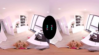 Put Down Your Work For A Second! - Busty Blonde Pornstar